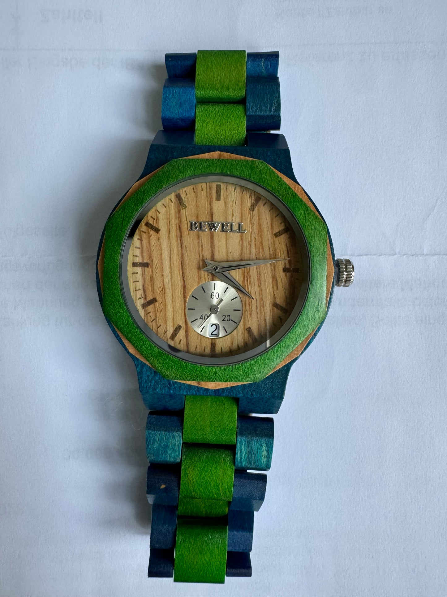 Wooden Watch for Men & Women - Handmade & Ecofriendly (Two tone)